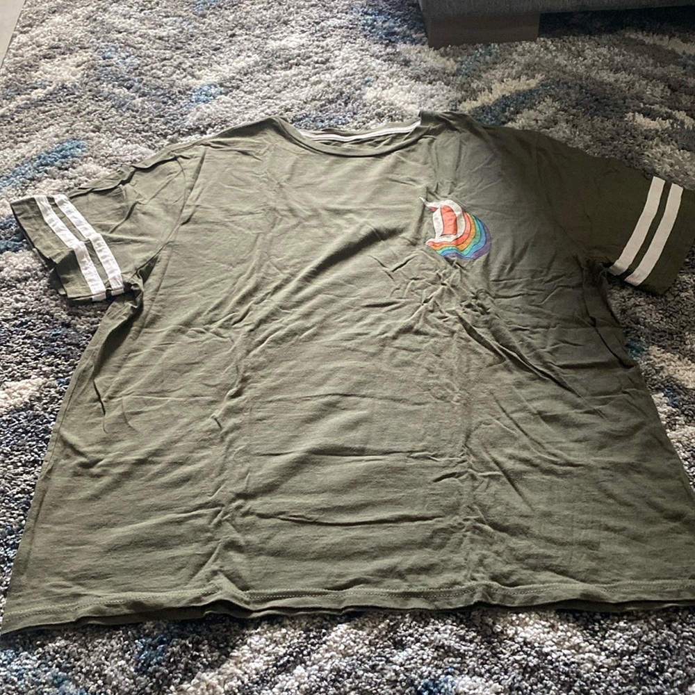 Disney Disneyland Vintage Olive Tee